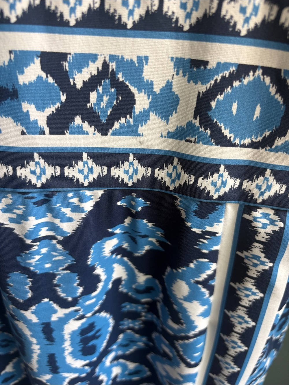 Blue J McLaughlin Small Patterned Women's Midi Dress - Picture 3 of 9